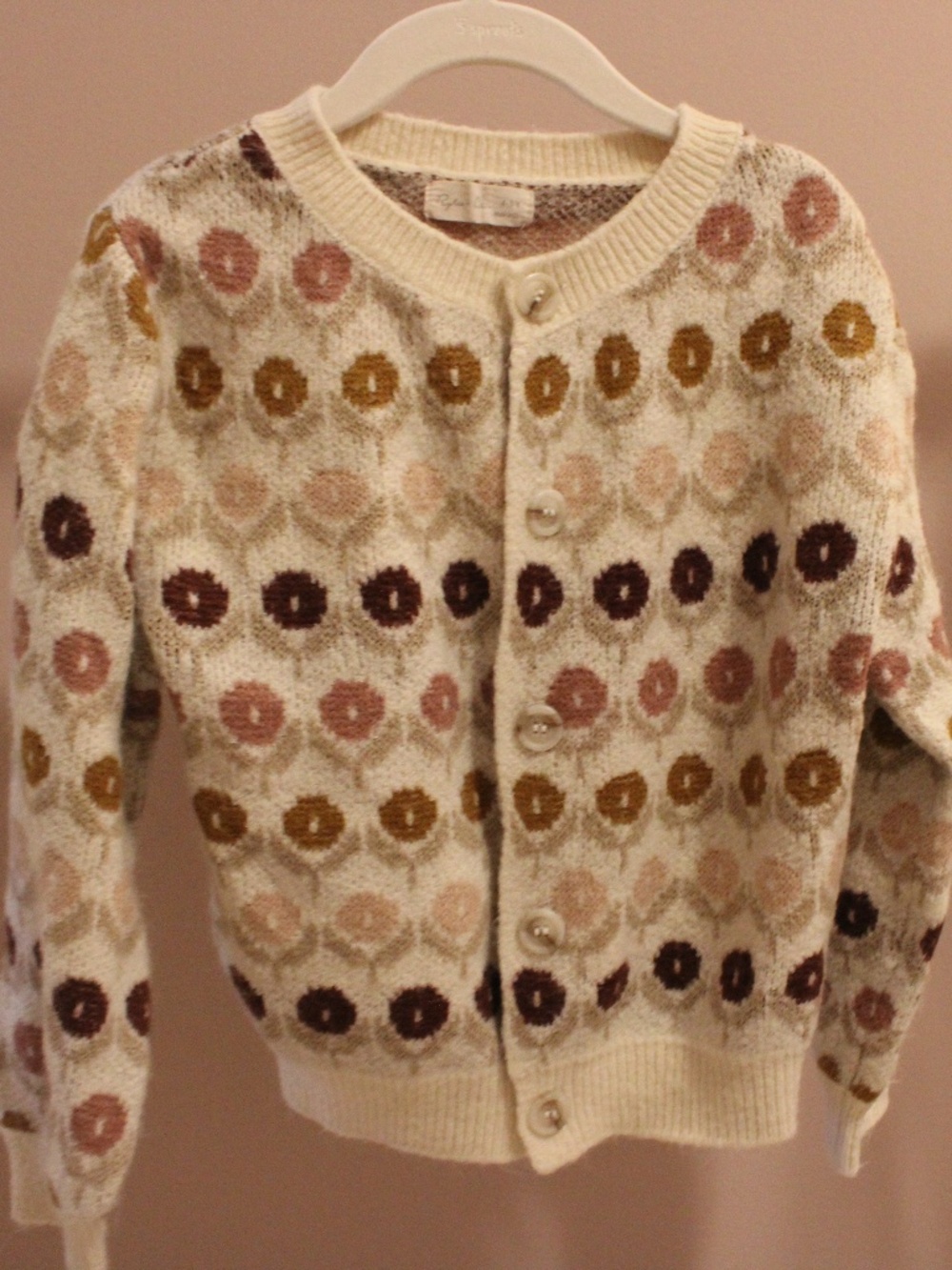 Rylee + Cru Cheyenne Cardigan - Floral Jacquard (4-5Y)